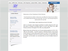Tablet Screenshot of charteredgrindschool.com